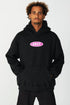 Heavy Oversized Hoodie Shift Black